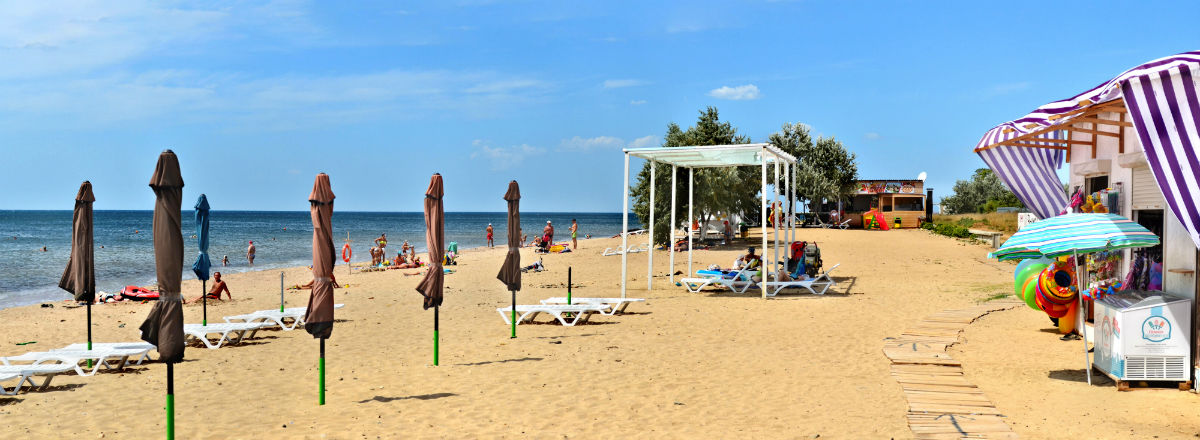 Лучшие песчаные пляжи  Крыма 