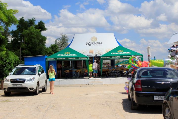 Кафе и парковка у пляжа в каких городах крыма песчаные пляжи